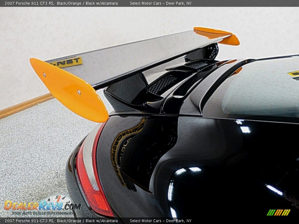 2007 Porsche 911 GT3 RS Black/Orange / Black w/Alcantara Photo #12