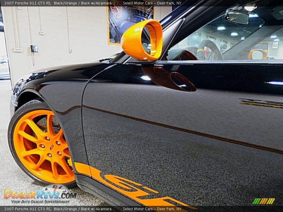 2007 Porsche 911 GT3 RS Black/Orange / Black w/Alcantara Photo #13
