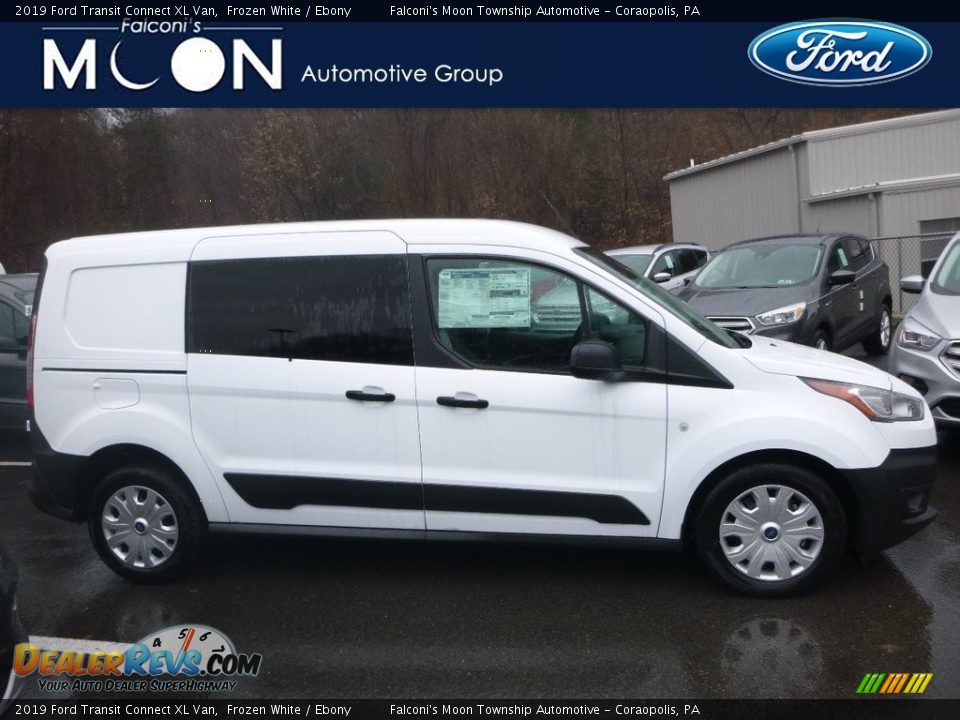 2019 Ford Transit Connect XL Van Frozen White / Ebony Photo #1