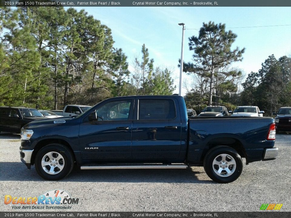 2019 Ram 1500 Tradesman Crew Cab Patriot Blue Pearl / Black Photo #2