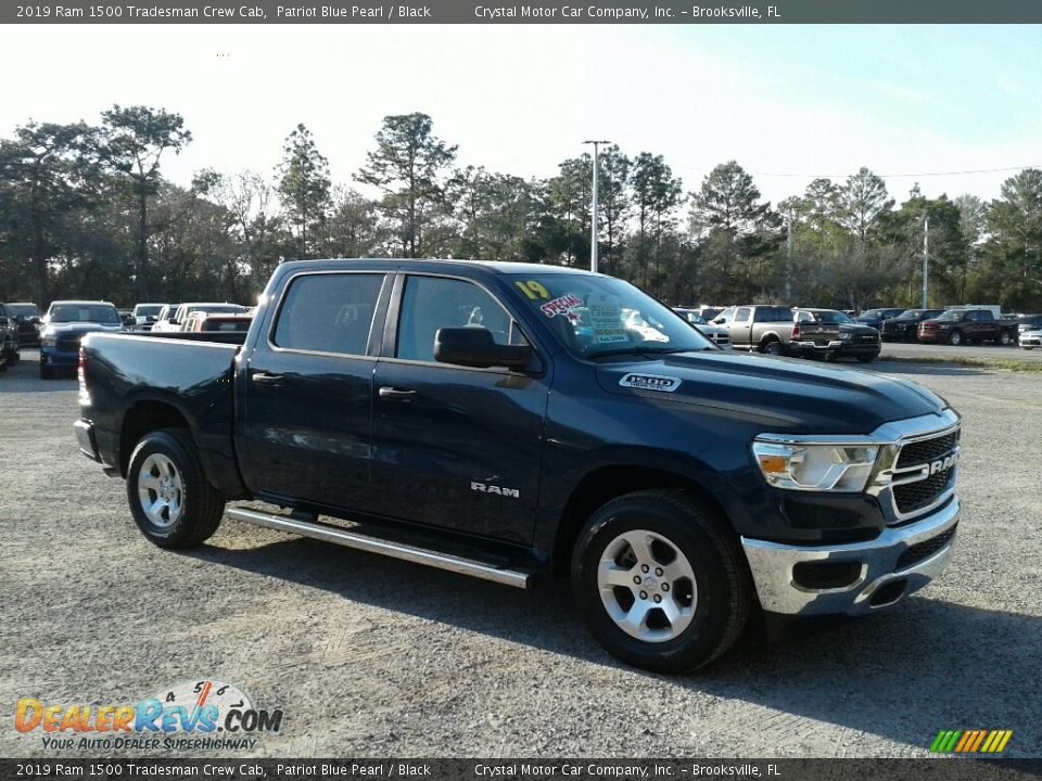 2019 Ram 1500 Tradesman Crew Cab Patriot Blue Pearl / Black Photo #7