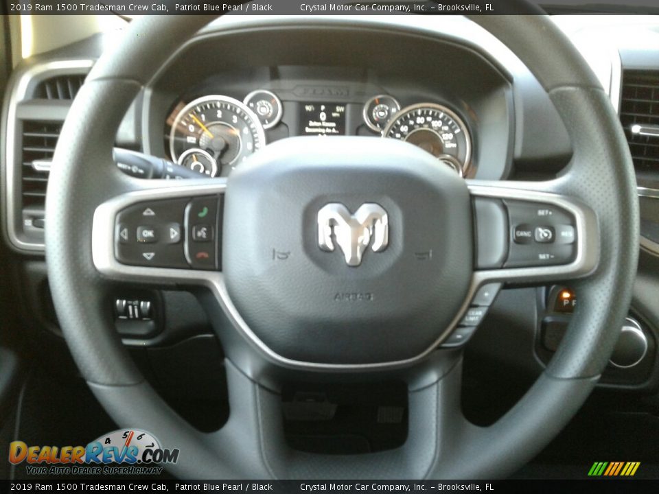 2019 Ram 1500 Tradesman Crew Cab Patriot Blue Pearl / Black Photo #14