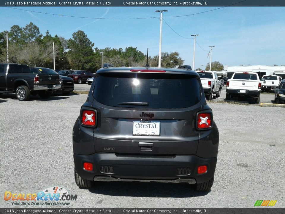 2018 Jeep Renegade Altitude Granite Crystal Metallic / Black Photo #4