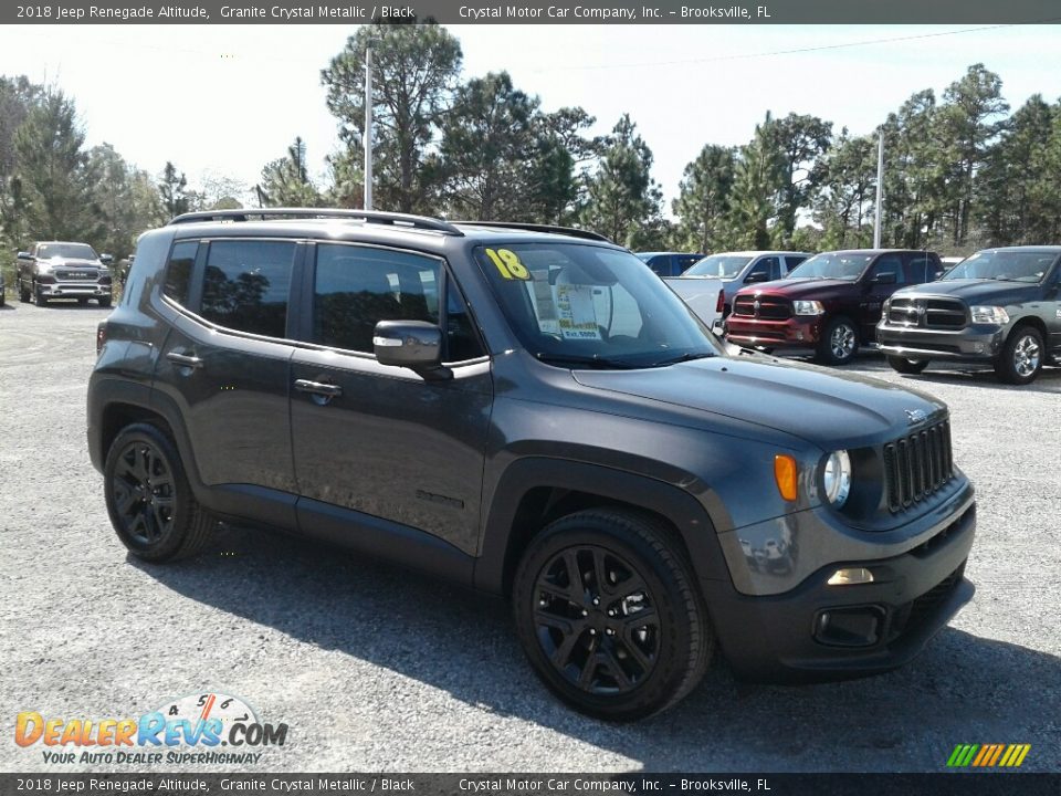 2018 Jeep Renegade Altitude Granite Crystal Metallic / Black Photo #7