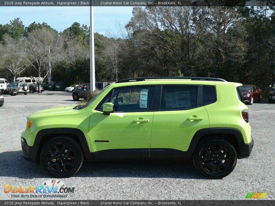2018 Jeep Renegade Altitude Hypergreen / Black Photo #2