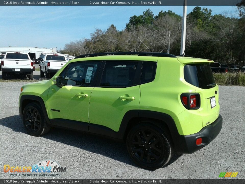 2018 Jeep Renegade Altitude Hypergreen / Black Photo #3
