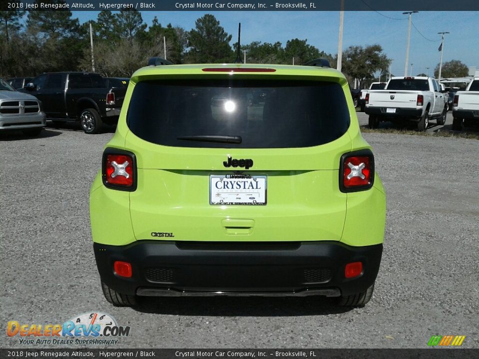 2018 Jeep Renegade Altitude Hypergreen / Black Photo #4