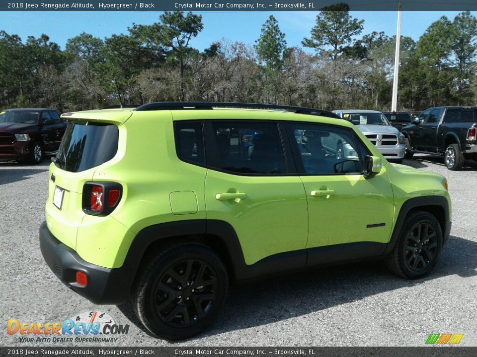 2018 Jeep Renegade Altitude Hypergreen / Black Photo #5