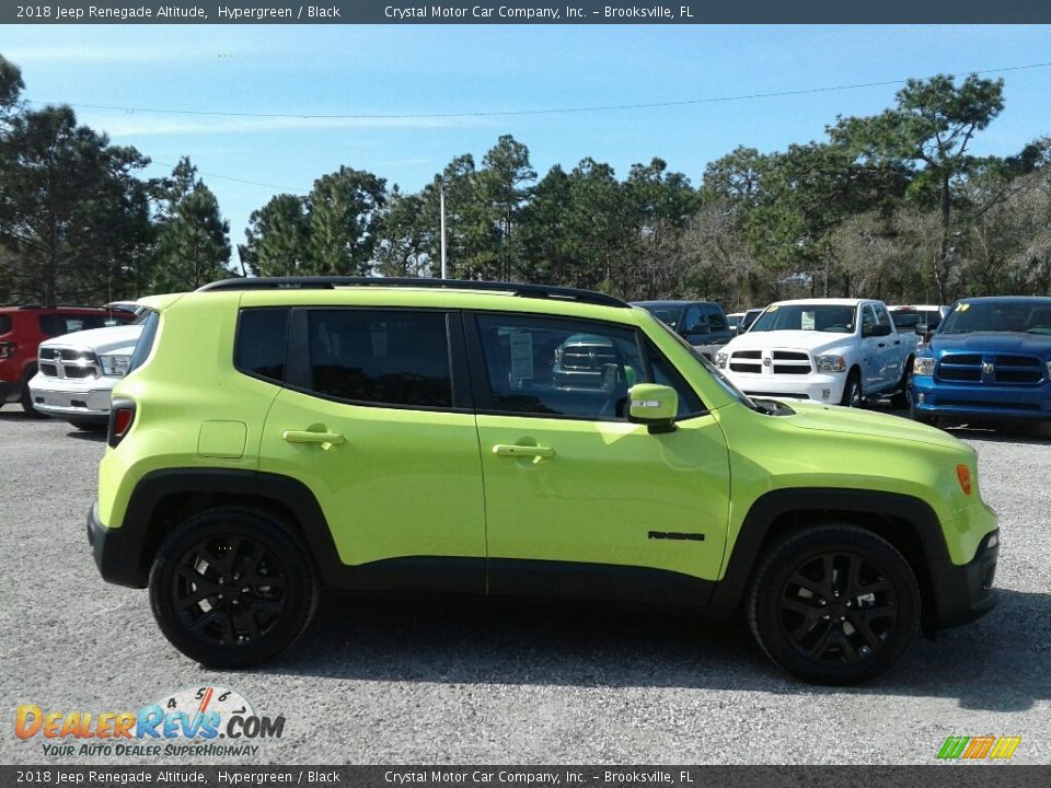 2018 Jeep Renegade Altitude Hypergreen / Black Photo #6