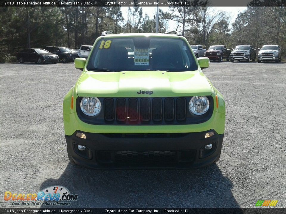 2018 Jeep Renegade Altitude Hypergreen / Black Photo #8