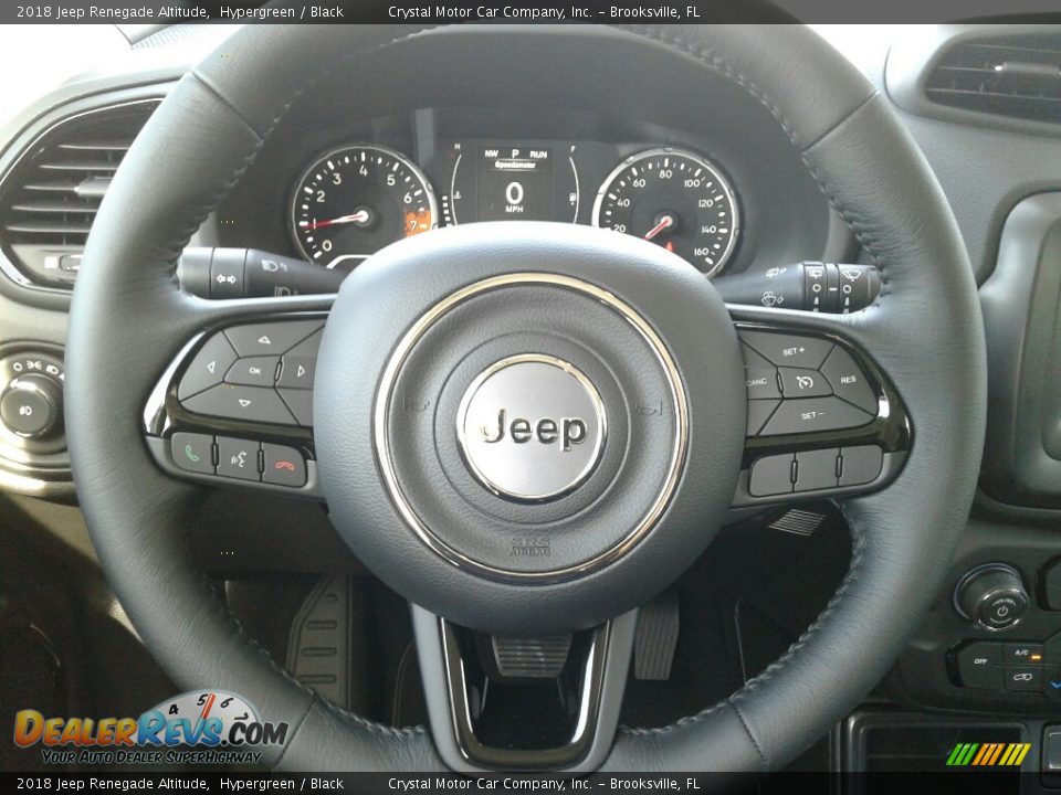 2018 Jeep Renegade Altitude Hypergreen / Black Photo #14