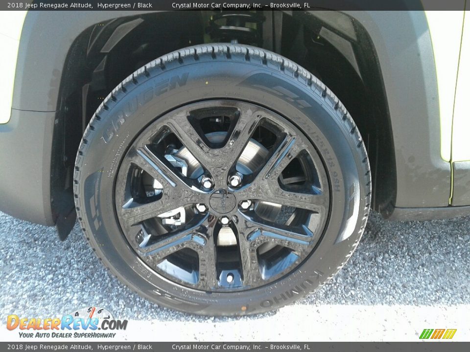 2018 Jeep Renegade Altitude Hypergreen / Black Photo #20