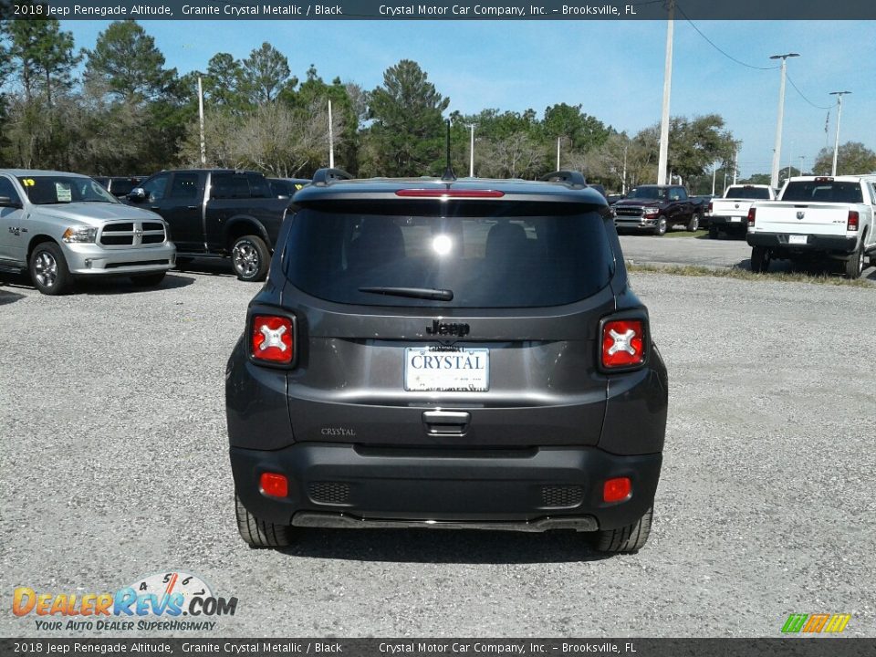 2018 Jeep Renegade Altitude Granite Crystal Metallic / Black Photo #4