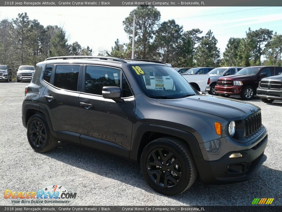 2018 Jeep Renegade Altitude Granite Crystal Metallic / Black Photo #7