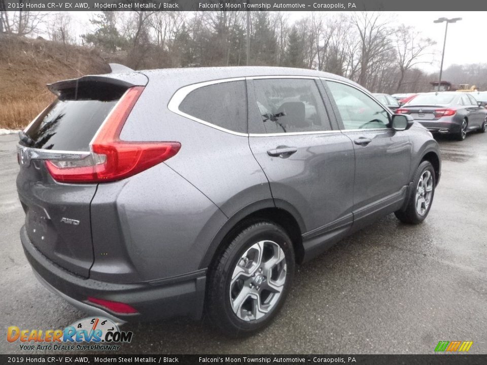 2019 Honda CR-V EX AWD Modern Steel Metallic / Black Photo #5