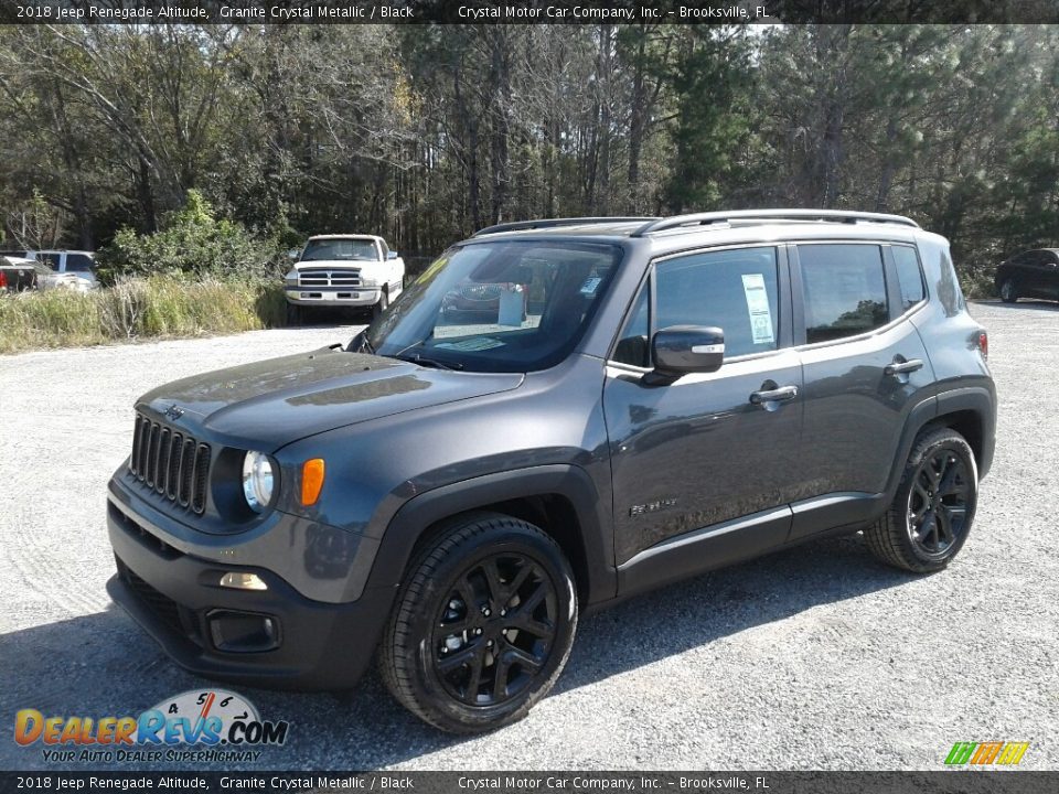 2018 Jeep Renegade Altitude Granite Crystal Metallic / Black Photo #1