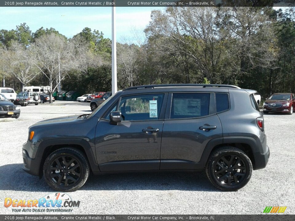 2018 Jeep Renegade Altitude Granite Crystal Metallic / Black Photo #2