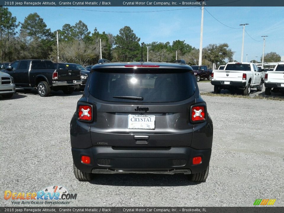 2018 Jeep Renegade Altitude Granite Crystal Metallic / Black Photo #4