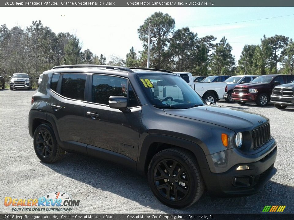 2018 Jeep Renegade Altitude Granite Crystal Metallic / Black Photo #7