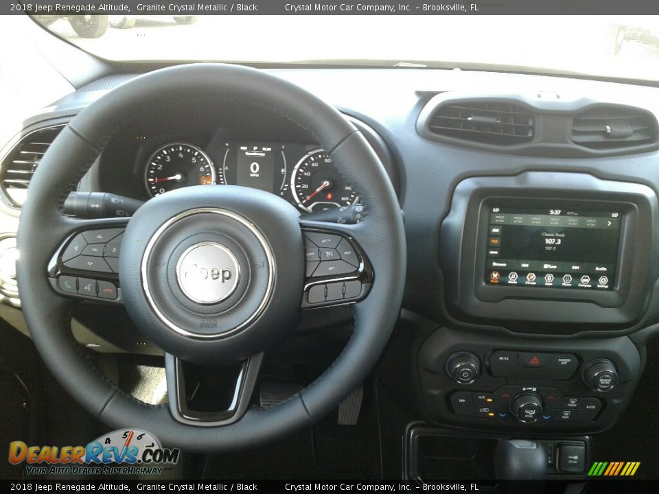 2018 Jeep Renegade Altitude Granite Crystal Metallic / Black Photo #13