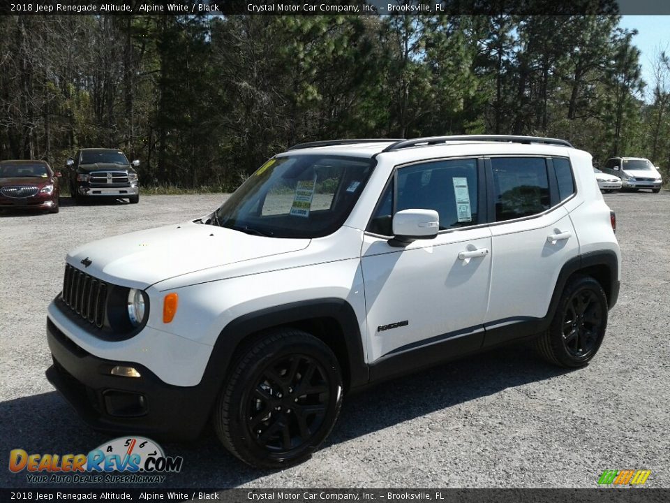 2018 Jeep Renegade Altitude Alpine White / Black Photo #1