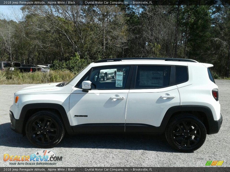 2018 Jeep Renegade Altitude Alpine White / Black Photo #2