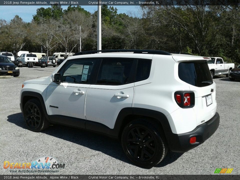 2018 Jeep Renegade Altitude Alpine White / Black Photo #3