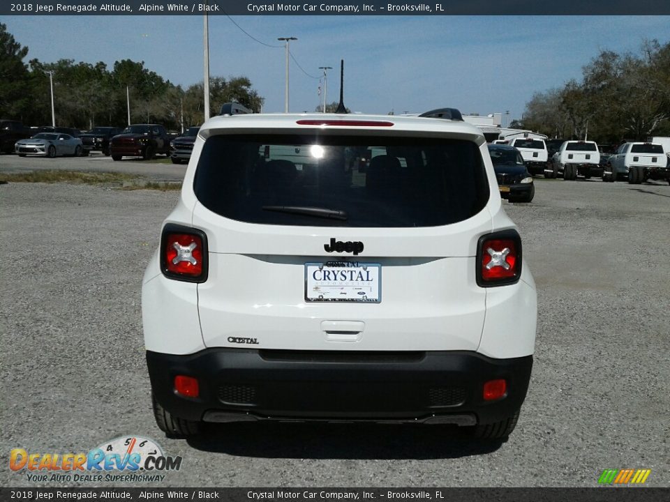 2018 Jeep Renegade Altitude Alpine White / Black Photo #4