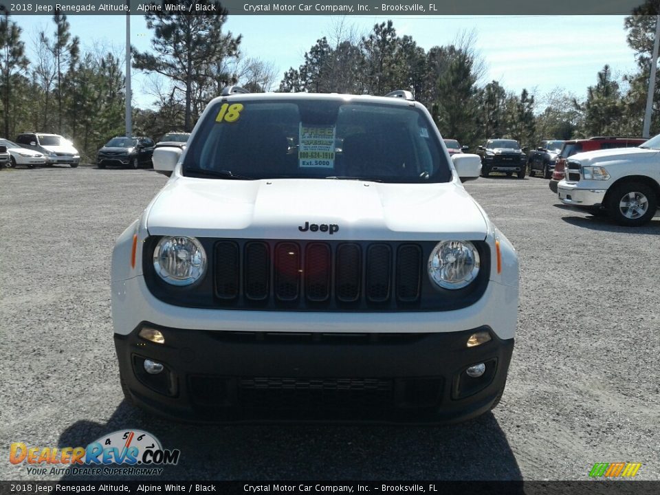 2018 Jeep Renegade Altitude Alpine White / Black Photo #8