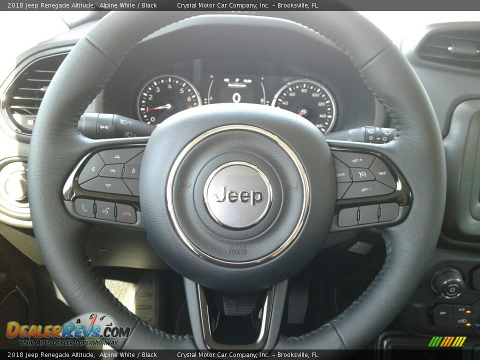 2018 Jeep Renegade Altitude Alpine White / Black Photo #14