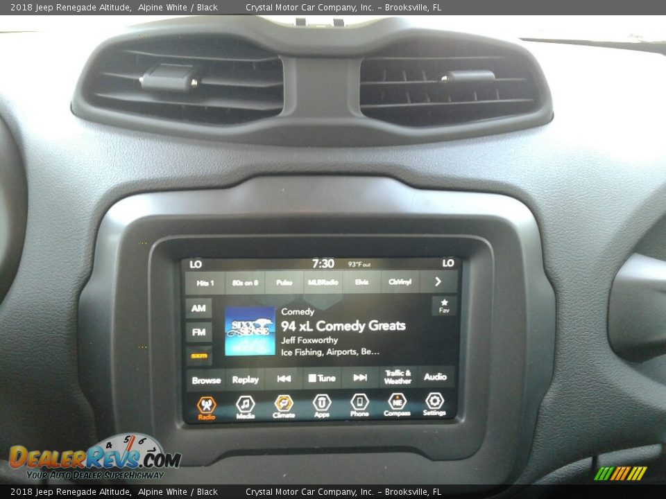 2018 Jeep Renegade Altitude Alpine White / Black Photo #15