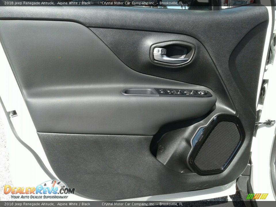 2018 Jeep Renegade Altitude Alpine White / Black Photo #17
