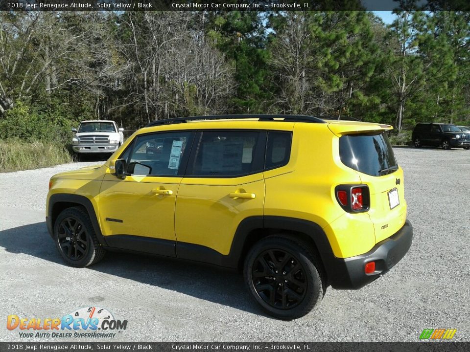 2018 Jeep Renegade Altitude Solar Yellow / Black Photo #3