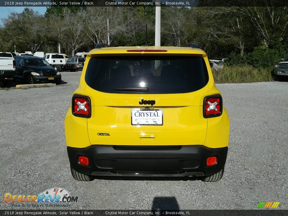 2018 Jeep Renegade Altitude Solar Yellow / Black Photo #4