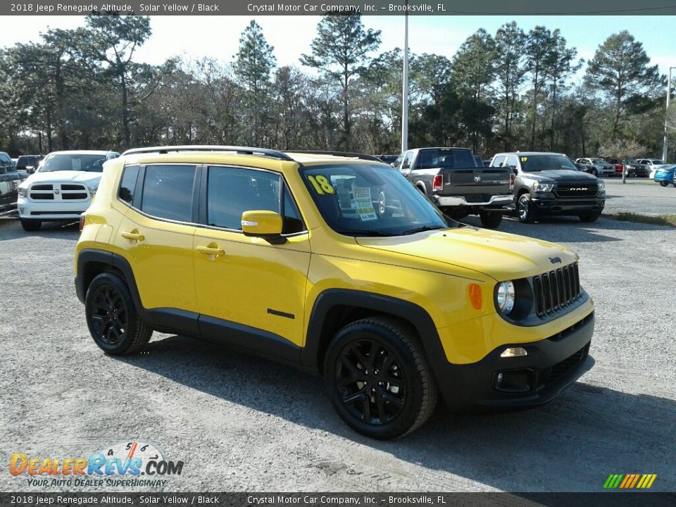 2018 Jeep Renegade Altitude Solar Yellow / Black Photo #7