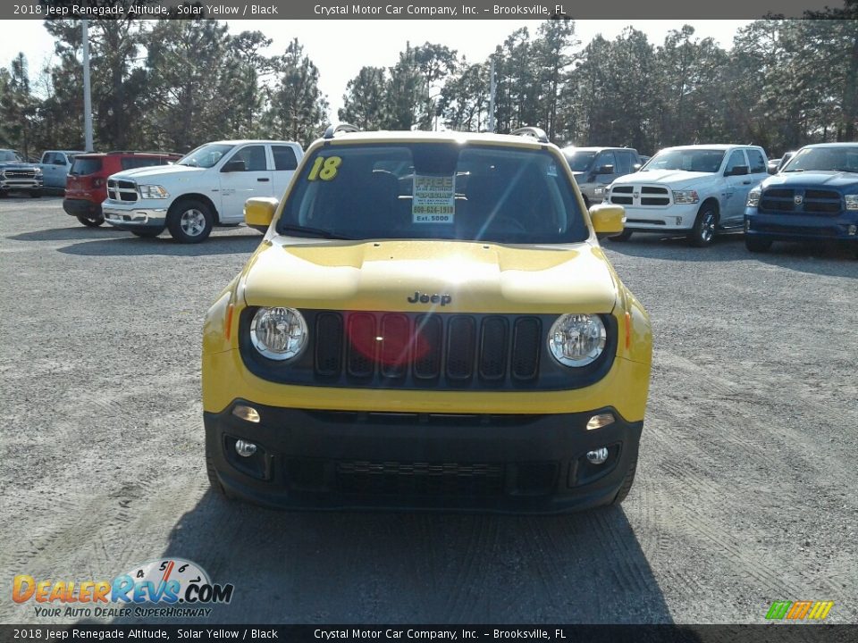 2018 Jeep Renegade Altitude Solar Yellow / Black Photo #8