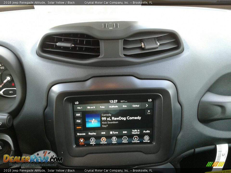 2018 Jeep Renegade Altitude Solar Yellow / Black Photo #15