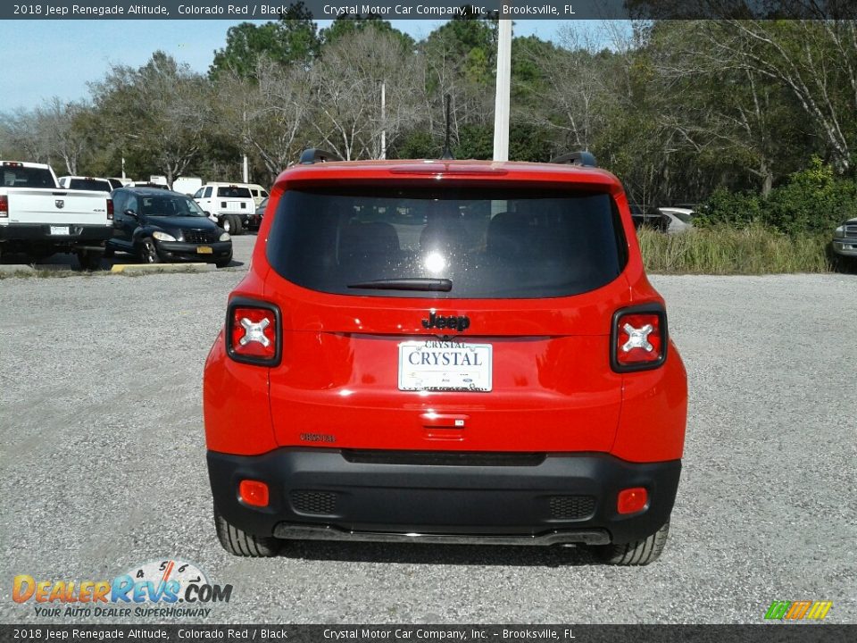 2018 Jeep Renegade Altitude Colorado Red / Black Photo #4