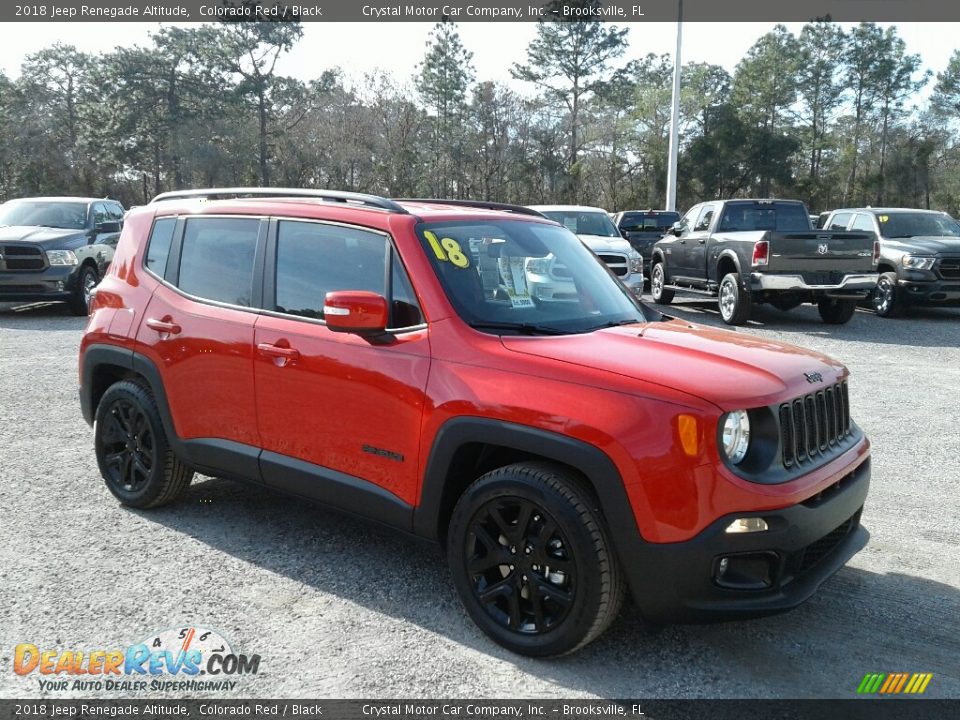 2018 Jeep Renegade Altitude Colorado Red / Black Photo #7