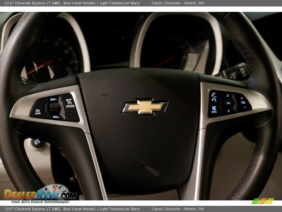 2017 Chevrolet Equinox LT AWD Blue Velvet Metallic / Light Titanium/Jet Black Photo #7