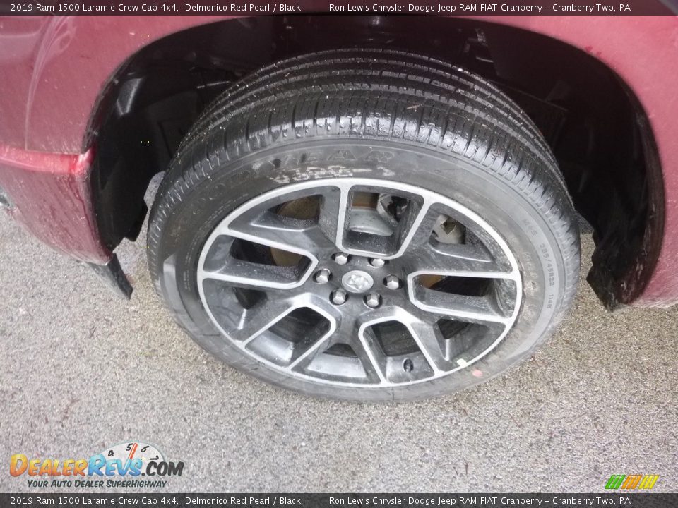 2019 Ram 1500 Laramie Crew Cab 4x4 Delmonico Red Pearl / Black Photo #2