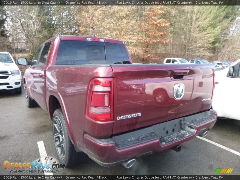 2019 Ram 1500 Laramie Crew Cab 4x4 Delmonico Red Pearl / Black Photo #3