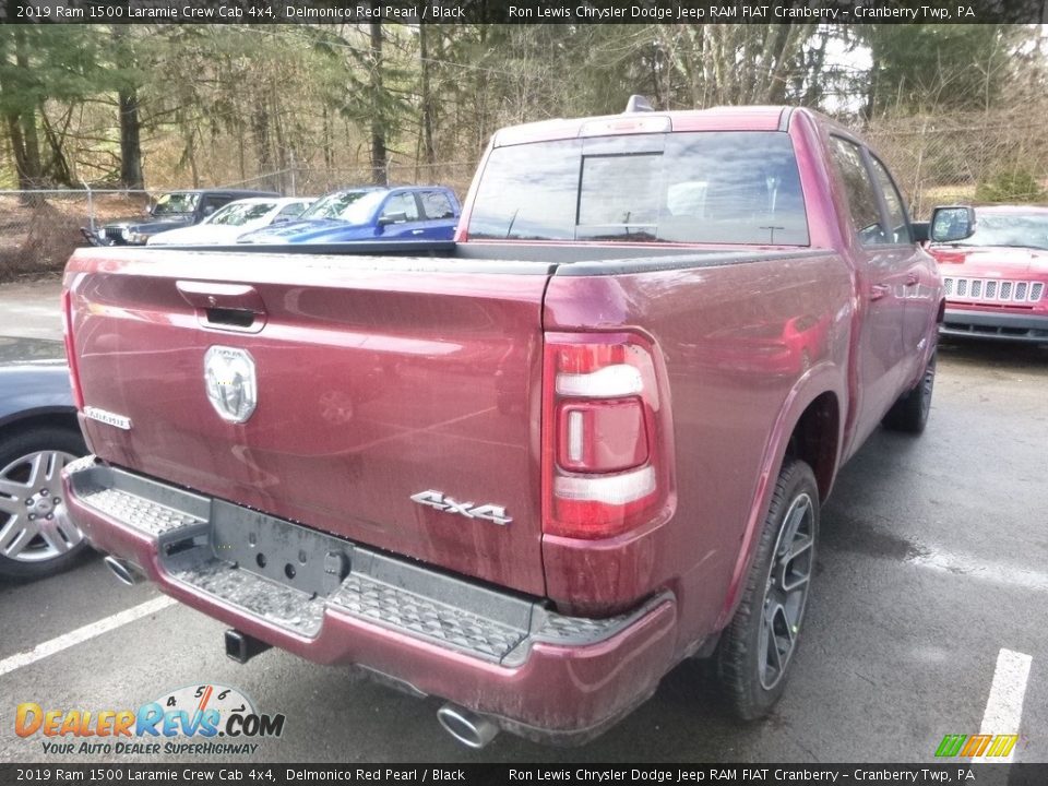 2019 Ram 1500 Laramie Crew Cab 4x4 Delmonico Red Pearl / Black Photo #5