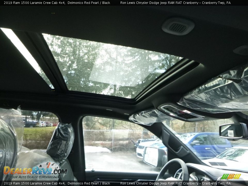 2019 Ram 1500 Laramie Crew Cab 4x4 Delmonico Red Pearl / Black Photo #9