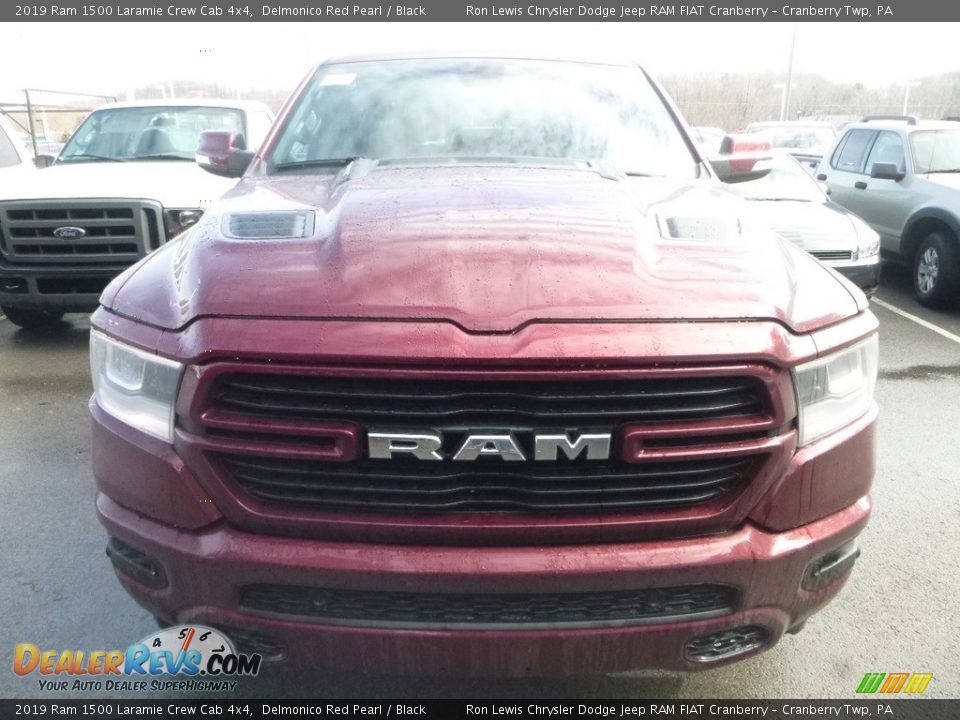 2019 Ram 1500 Laramie Crew Cab 4x4 Delmonico Red Pearl / Black Photo #11