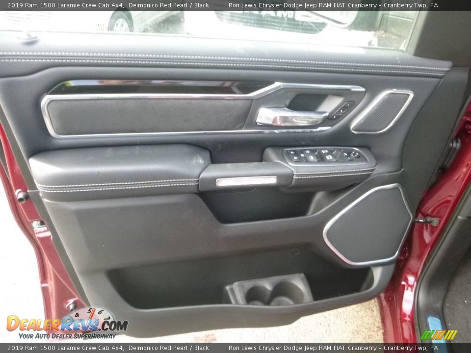2019 Ram 1500 Laramie Crew Cab 4x4 Delmonico Red Pearl / Black Photo #13
