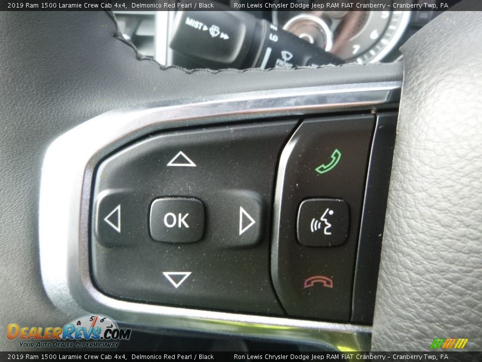 2019 Ram 1500 Laramie Crew Cab 4x4 Delmonico Red Pearl / Black Photo #19