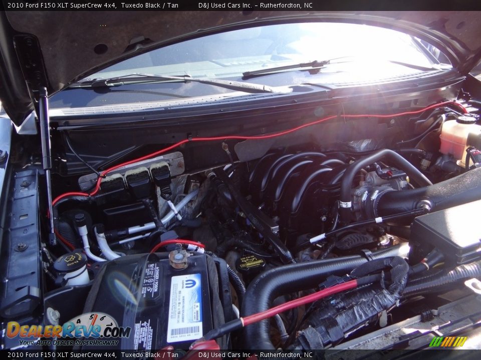 2010 Ford F150 XLT SuperCrew 4x4 Tuxedo Black / Tan Photo #25