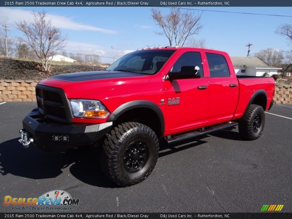 2015 Ram 2500 Tradesman Crew Cab 4x4 Agriculture Red / Black/Diesel Gray Photo #1
