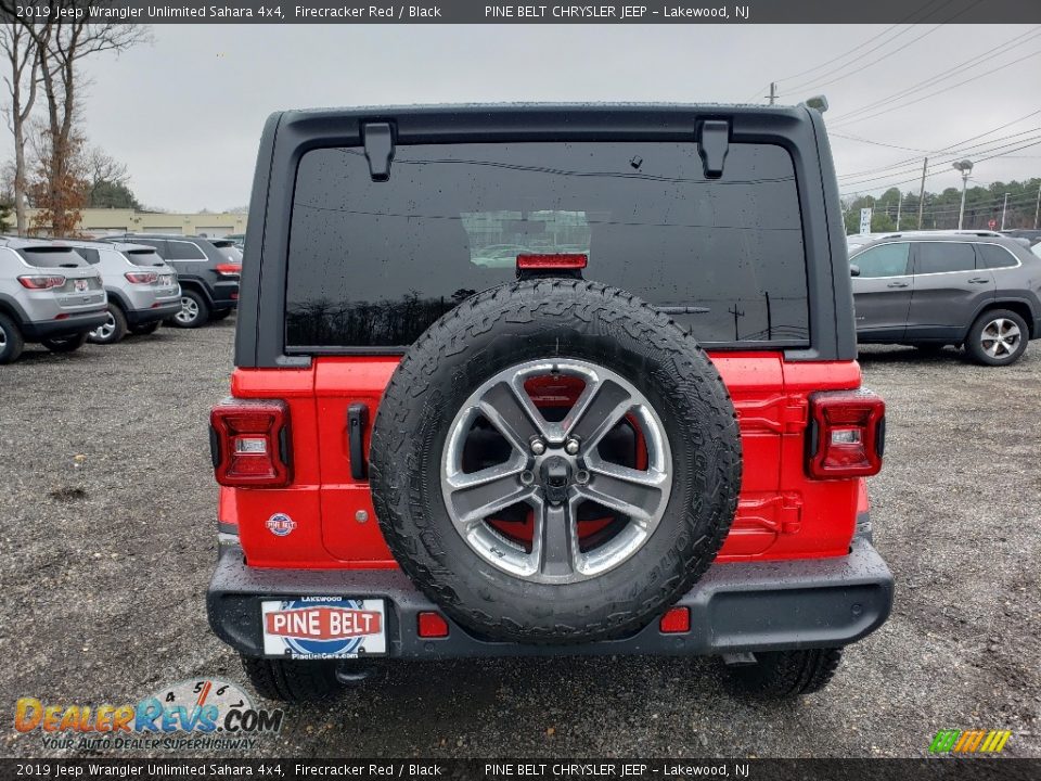 2019 Jeep Wrangler Unlimited Sahara 4x4 Firecracker Red / Black Photo #5